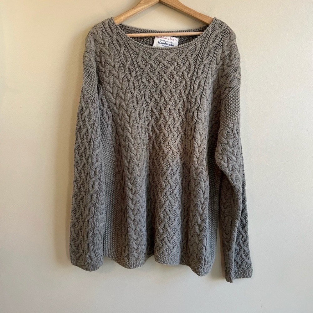 Vintage A&F Women’s Woven Sweater Northcountry handmade size large Abercrombie